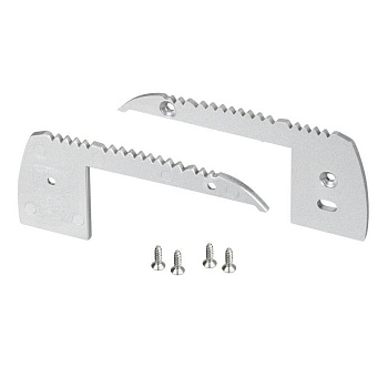 Заглушка STAIR-W65 SILVER пластик (уп.2шт) Arlight 055464