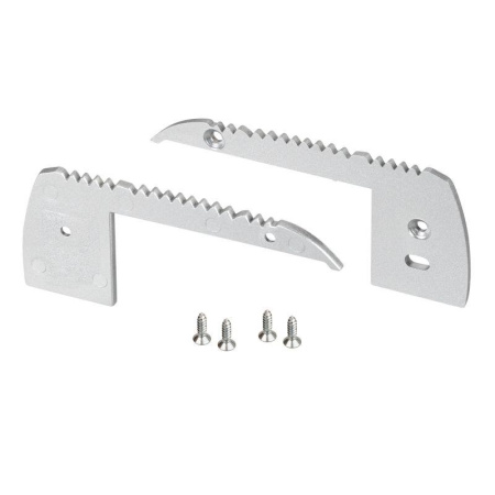 Заглушка STAIR-W65 SILVER пластик (уп.2шт) Arlight 055464