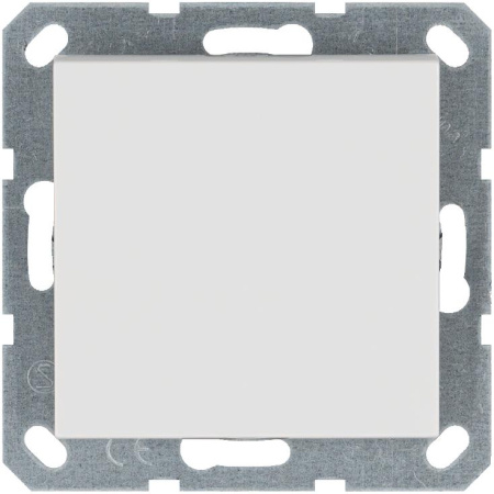 Кнопка звонка 1-кл. 10А IP20 механизм бел. глянцевый Jasmart G3010W