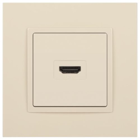 Розетка 14-3114-02 HDMI Elegance сл. кость ЭРА Б0034333