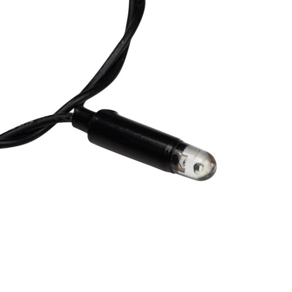 Гирлянда светодиодная "Светодиодный Дождь" 2х3м 600LED тепл. бел. 78Вт 230В IP65 постоян. свечение провод черн. (нужен шнур питания 303-500) Neon-Night 235-146
