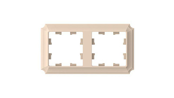 Рамка 2-м AtlasDesign Antique универс. песочн. SE ATN101202