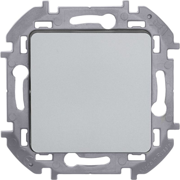 Переключатель 1-кл. Inspiria 10А IP20 250В 10AX механизм алюм. IEK 673652