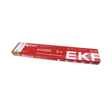 Заземлитель вертикальный безмуфтовый 5м (5х1000мм) TDZ EKF gc-28500