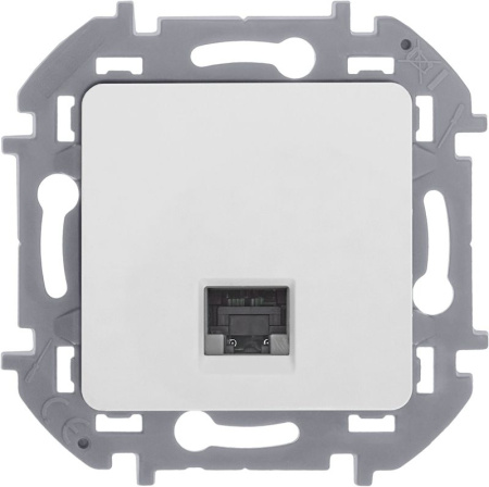 Розетка компьютерная Inspiria RJ45 кат.5E UTP бел. IEK 673825