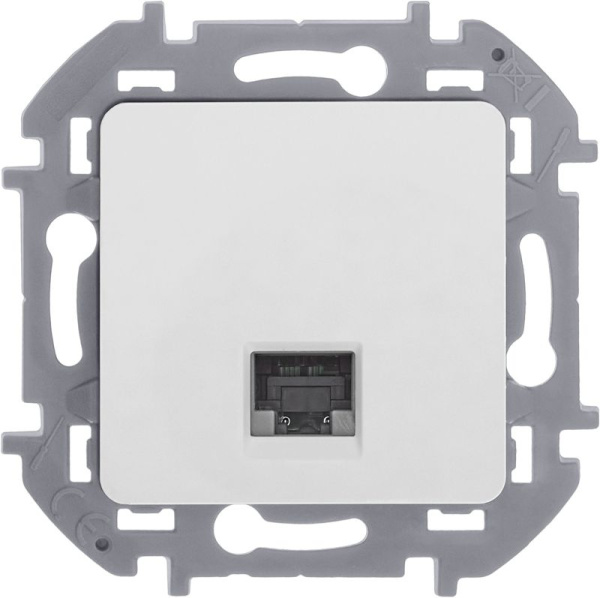 Розетка компьютерная СП Inspiria RJ45 кат.5E UTP IP20 бел. IEK 673825