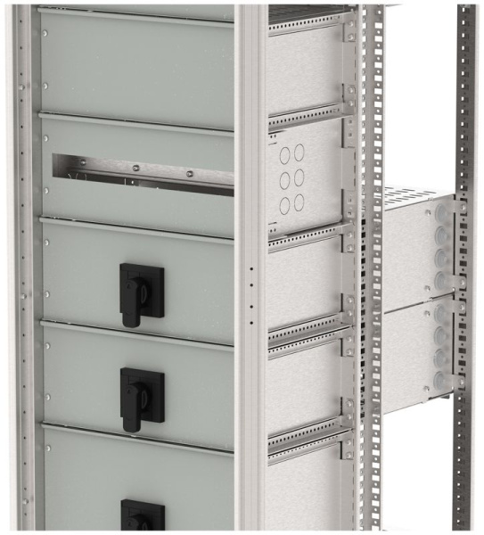 Перегородка аппаратного отсека бок. верт. с сальник. 300 FORMAT IEK FO-00-SHCLVS-030