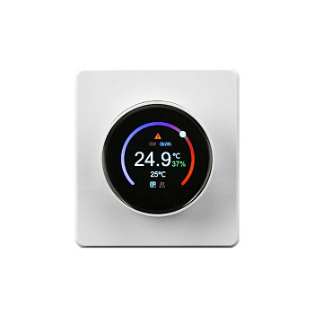 Терморегулятор СП ROUND Wi-Fi перламутр Kranz KR-78-0728-1