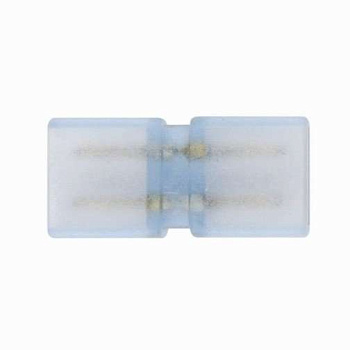 Соединитель контактный прямой UTC-K-12/A67-NNN CLEAR 025 POLYBAG для светодиодных лент 220В 10х7мм 2 контакта прозр. (уп.25шт) Uniel UL-00000868