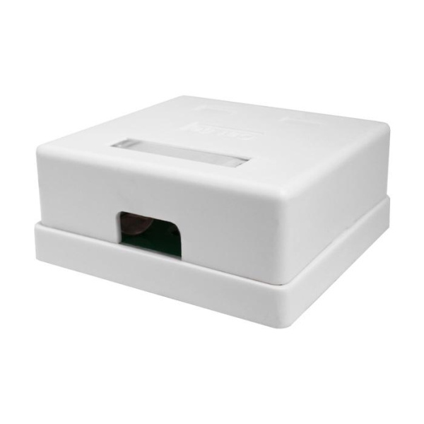 Розетка компьютерная 8P8C RJ-45 FTP кат.5E 2 порта (DIY) SUPRLAN 10-0308-1
