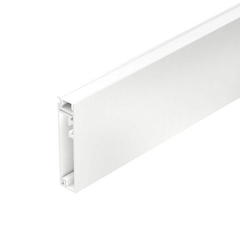 Профиль PLINTUS-H55-2000 WHITE L2000 алюм. Arlight 045445