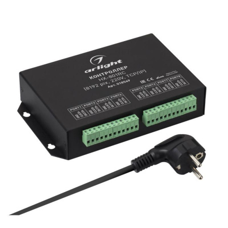 Контроллер HX-801RC (8192 pix 220В TCP/IP) Arlight 018549