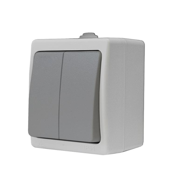 Выключатель 2-кл. Аллегро IP54 сер. UNIVersal 1280