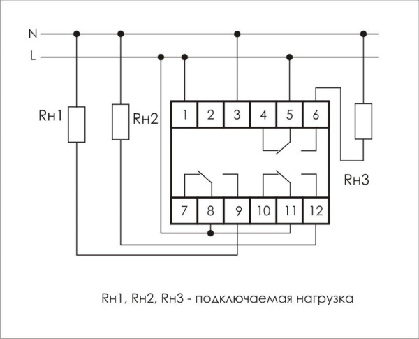 Реле PCU-530 100-264В AC/DC 3х8А 3НО/НЗ IP20 многофункц. 1мод. монтаж на DIN-рейке F&F EA02.001.025