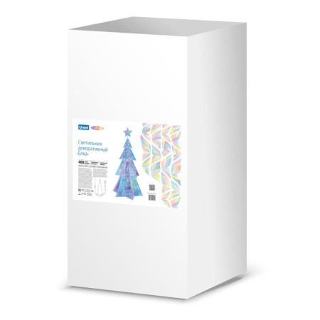 Светильник декоративный "Елка" 400LED ULD-R502 220V XMAS TREE TM бел. корпус радужн. Uniel UL-00011052