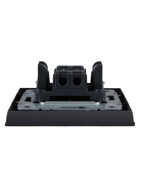 Выключатель 1-кл. СП BRITE ВСР10-1-0-БрГ 10А в сборе графит IEK BR-V10-0-10-K53-F