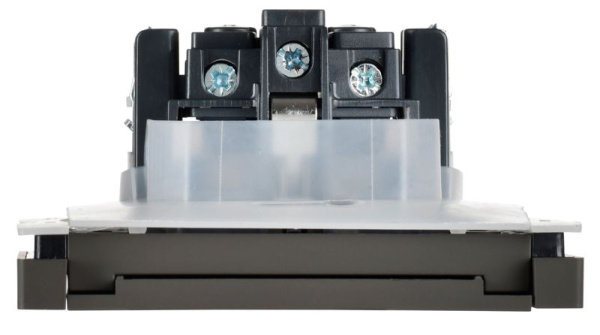 Розетка СП FORTE&PIANO 16А IP44 FP321 с заземл. защ. шторки с крышкой винт. крепл. сер. IEK FP-R16-16-44-K03