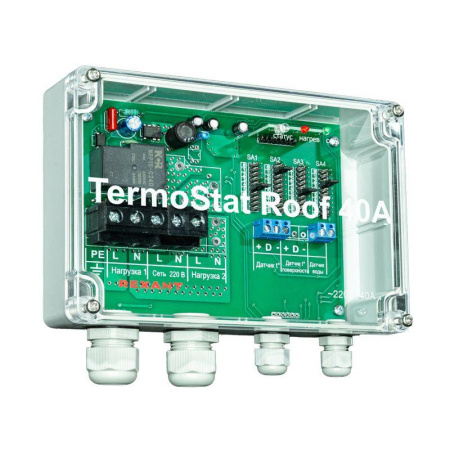 Терморегулятор TermoStat Roof 40А IP65 Rexant 51-0843