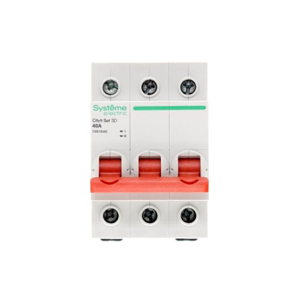 Выключатель нагрузки 3п 40А 400В City9 Set SE C9S16340