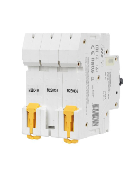 Выключатель автоматический модульный 3п B 4А M06N ARMAT IEK AR-M06N-3-B004