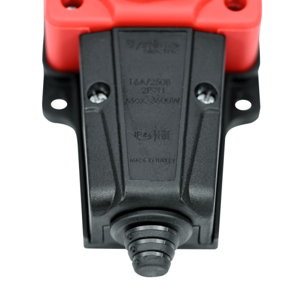 Колодка удлинителя 3-м 16А IP44 MultiSet 2К+З 250В каучук красн. SE MST4123RD