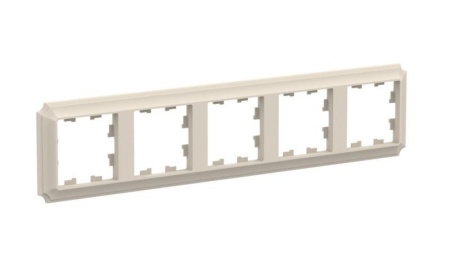 Рамка 5-м AtlasDesign Antique универс. беж. SE ATN100205