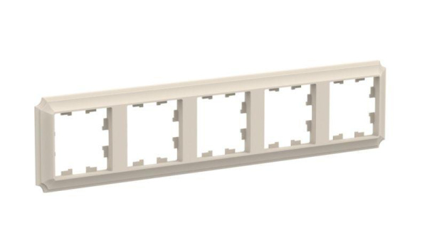Рамка 5-м AtlasDesign Antique универс. беж. SE ATN100205