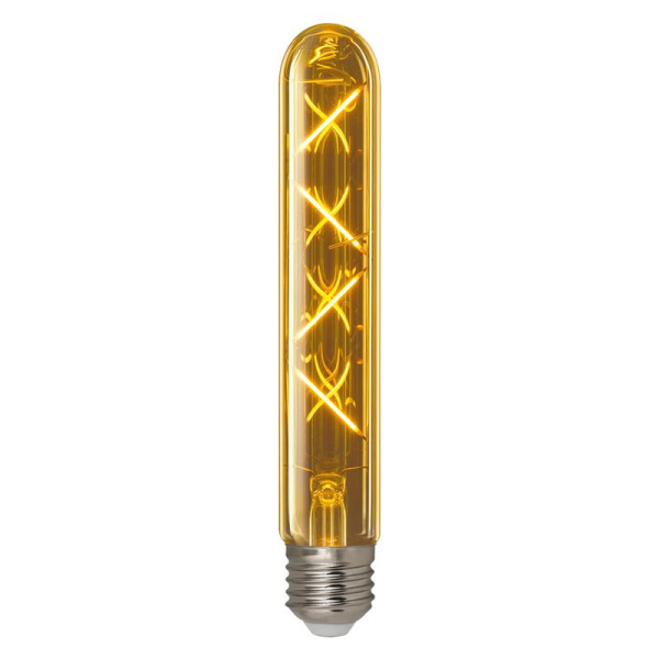 Лампа светодиодная LED-L32A-4W-GOLDEN-E27 GLV21GO Vintage цилиндр янтарная (картон) Uniel UL-00010553