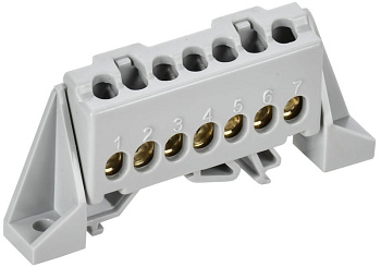 Шина L "фаза" в комб. изол. "Стойка" 6х9-7-Ср TEKFOR IEK TF-NN10-07-DP-K03