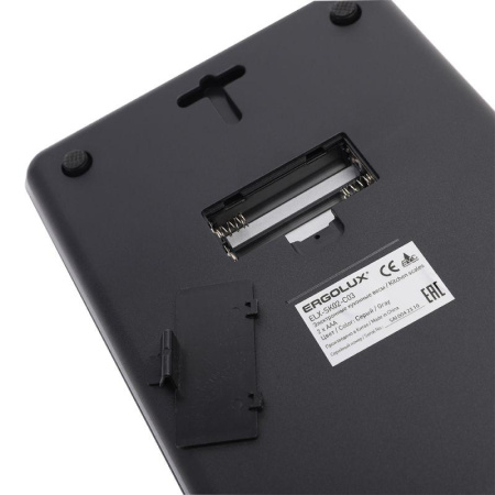 Весы кухонные ELX-SK02-С03 до 5кг 195х142мм сер. Ergolux 13600