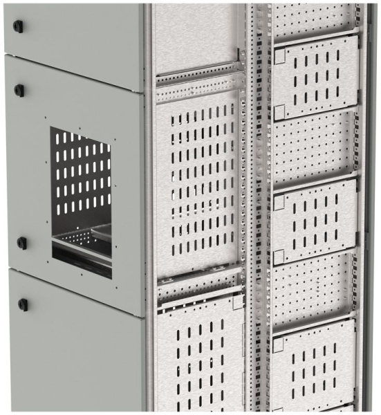 Панель монтажная бок. перфорированная 200х400 (уп.2шт) FORMAT IEK FO-00-MPSP-020-040