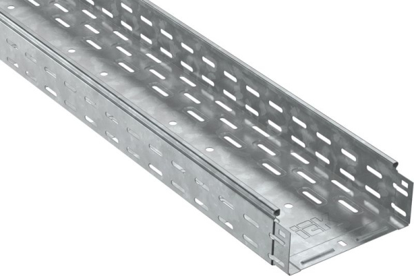 Лоток листовой перфорир. 300х80 L3000 сталь HDZ IEK CLP10-080-300-3-M-HDZ