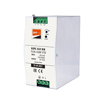 Блок питания для светодиод. ленты BSPS DIN 24В 10.0А 240Вт IP20 AL JazzWay 5050044
