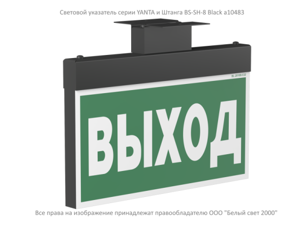 Штанга BS-SH-5 Black черн. Белый свет a10483