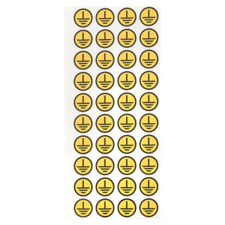 Знак "Земля" круглый d20мм EKF an-1-04