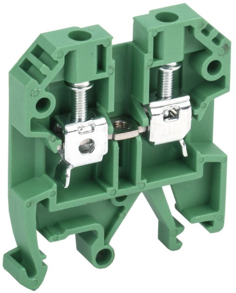 Клемма винтовая КВИ-4кв.мм зел. IEK YZN30-004-K06