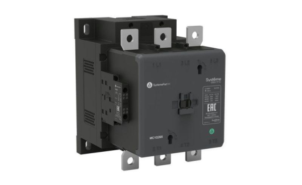 Контактор MC1G 3п 265А кат. 250-500В AC/DC 2НО+2НЗ SE MC1G265URE