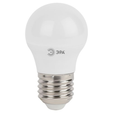 Лампа светодиодная P45-9w-840-E27 шар 720лм Эра Б0029044