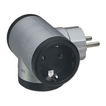 Разветвитель 3-м 16А IP20 Элиум 3х2P+E горизонт. подкл. алюм. IEK 050664