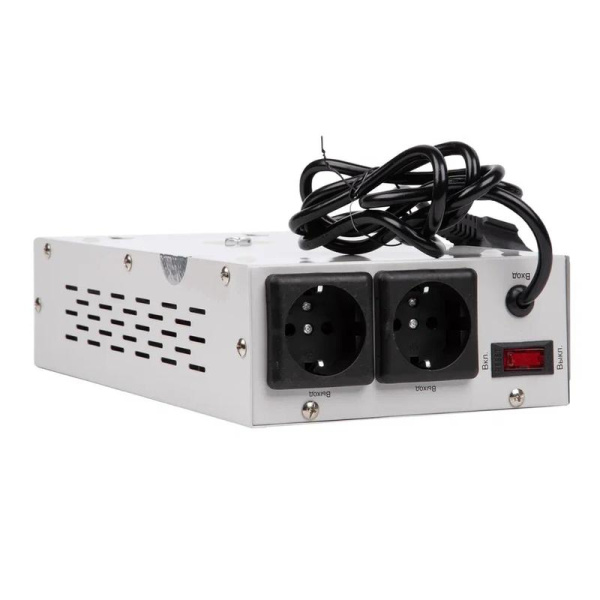 Стабилизатор напряжения U-DTRS-1000W 1ф 1кВА релейный ультратонкий настен. Uniel UL-00010577