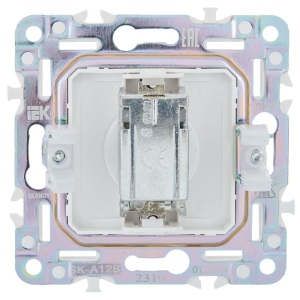 Розетка TV оконечная SKANDY SK-A12B беж. IEK SK-A10-O-K10