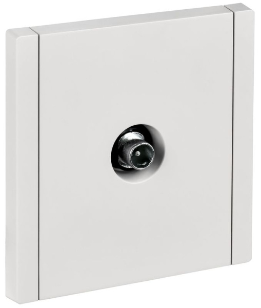 Розетка TV проходная FORTE&PIANO FP229 бел. IEK FP-A10-P-K01
