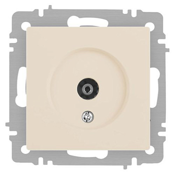 Розетка телевизионная одиночная TV СП Accent 6-301-02 IP20 сл. кость Intro Б0063605