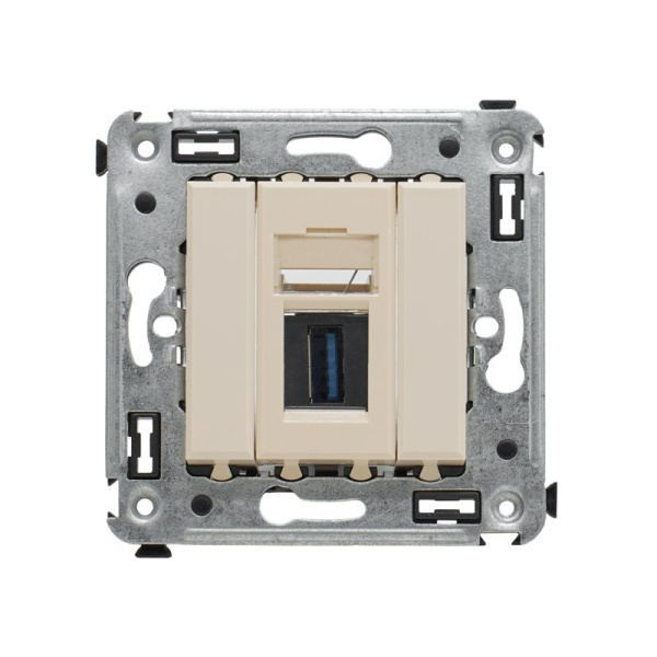Розетка USB 3.0 1-м СП Avanti "Ванильная дымка" тип А-А DKC 4405303