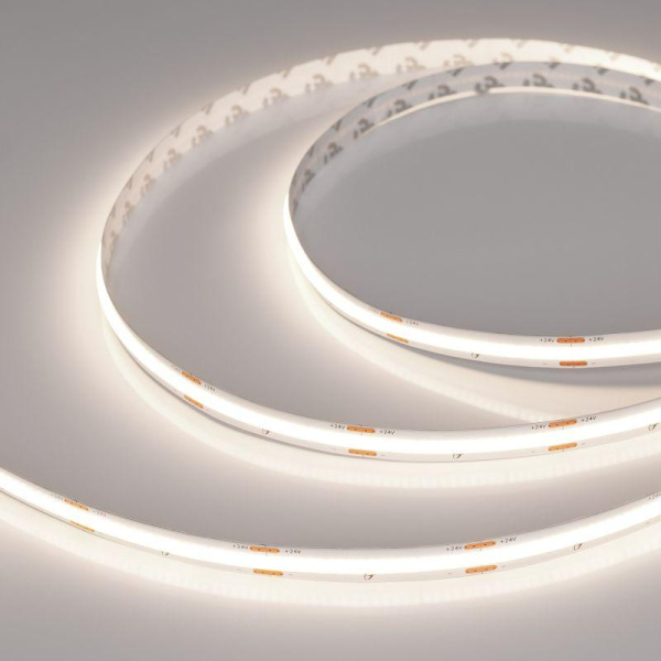 Лента светодиодная COB-X420-10mm 24V Day 4000К 4.8 Вт/м IP20 (уп.15м) Arlight 048822