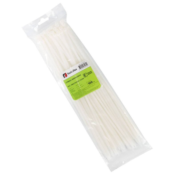 Хомут нейлоновый КСС MULTILOCK 5х350 бел. (уп.100шт) Fortisflex 102308