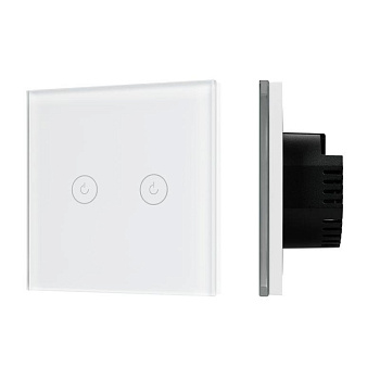 Выключатель сенсорный SWT-OMALI-S02-ZB-WH 10А 250В Zigbee стекло Arlight 050041