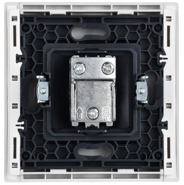 Розетка TV проходная FORTE&PIANO FP229 бел. IEK FP-A10-P-K01