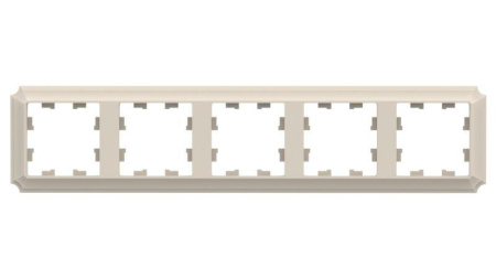 Рамка 5-м AtlasDesign Antique универс. беж. SE ATN100205
