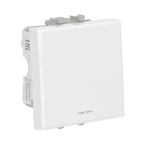 Переключатель модульный 1-кл. 2мод. Avanti "Белое облако" 16А IP20 бел. DKC 4400112